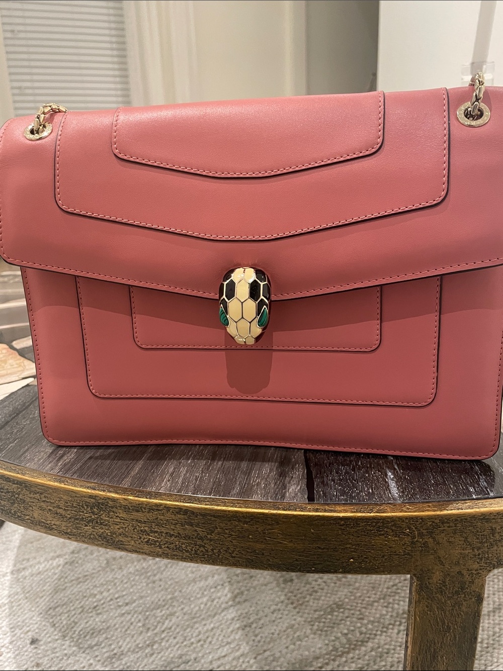Bvlgari Pink Serpenti Bag